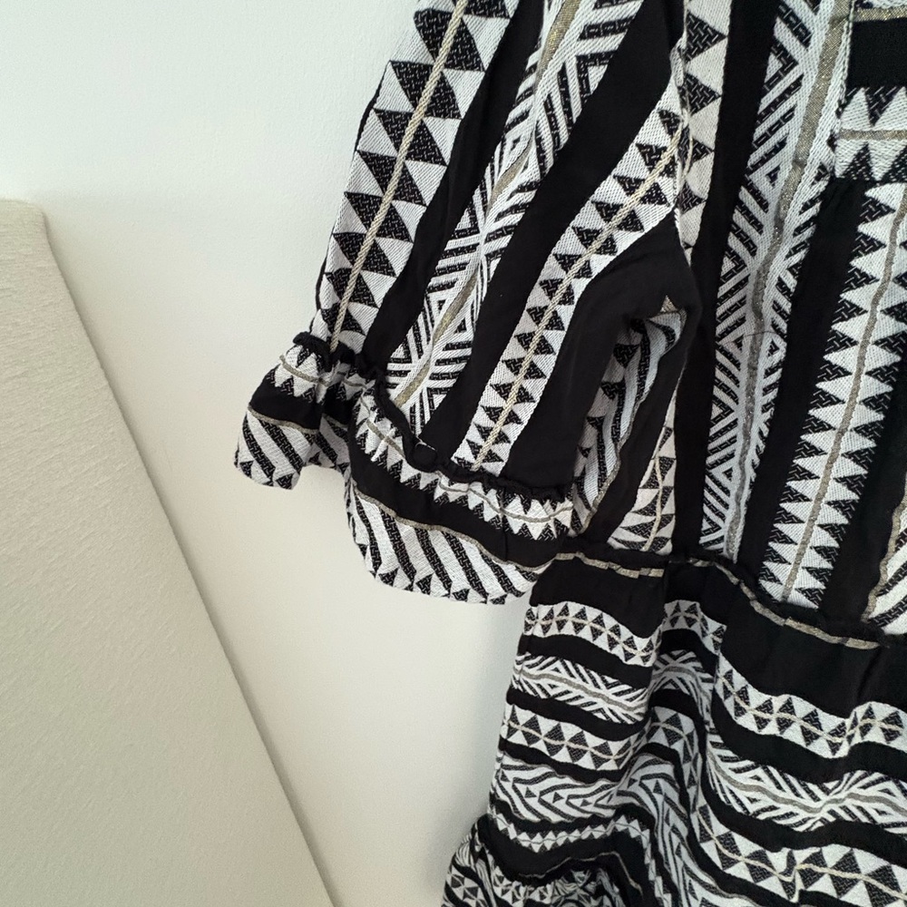 F&F Black and White Asymmetrical Dress - Picture 7 of 7